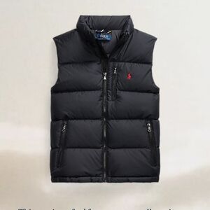 Ralph Lauren Kids Black Puffer Vest
